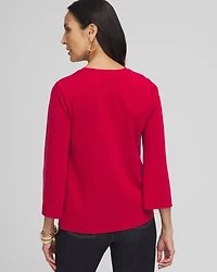 Embellished Ponte Top