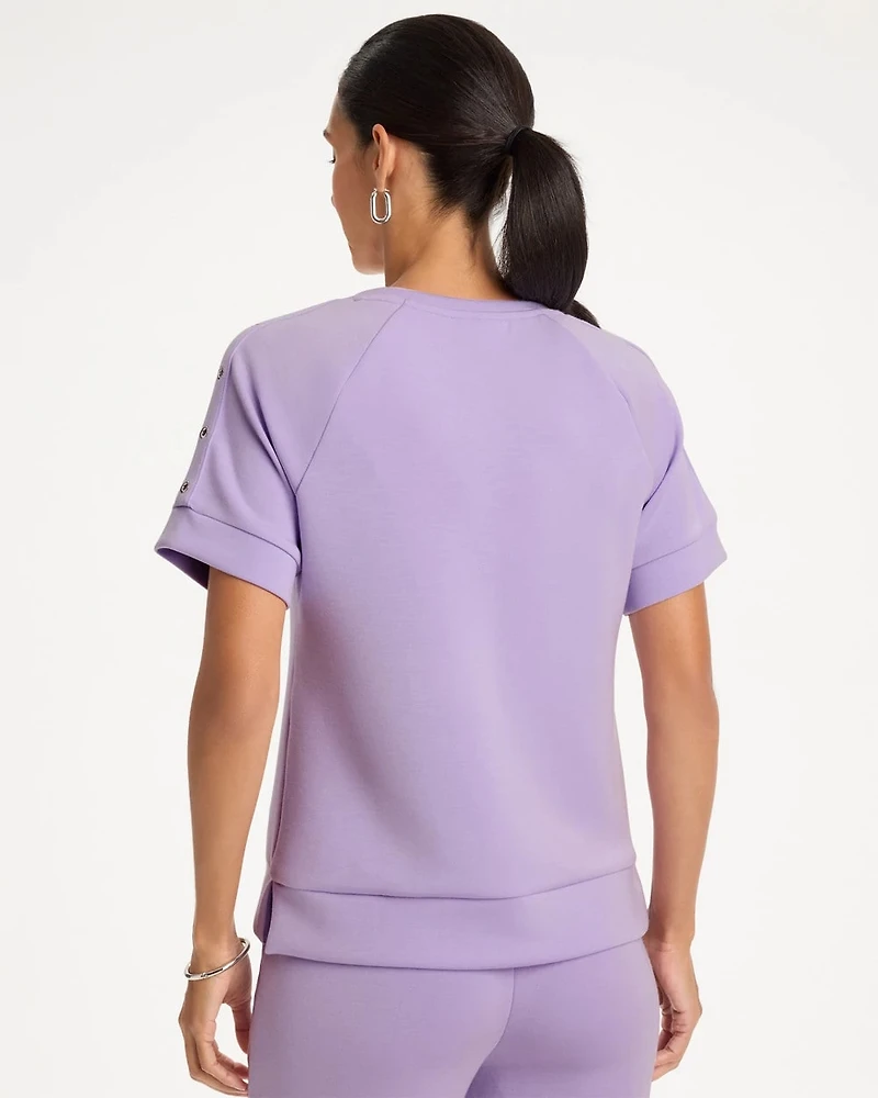 Zenergy® Soft Short-Sleeve Grommet Top