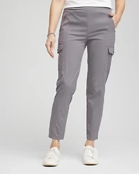 Zenergy® Striped Cargo Ankle Pants