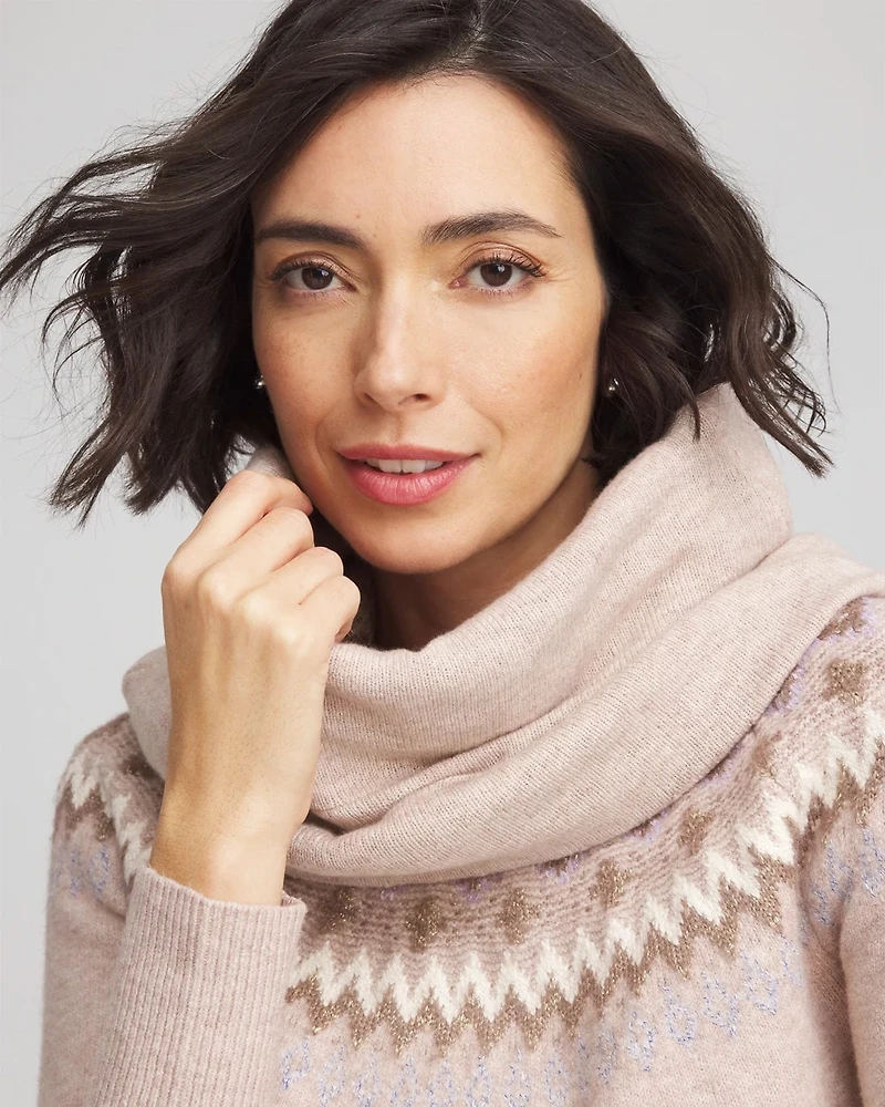 Fair Isle Reversible Snood