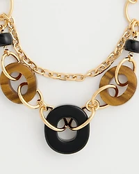 Artisanal Double-Strand Link Necklace