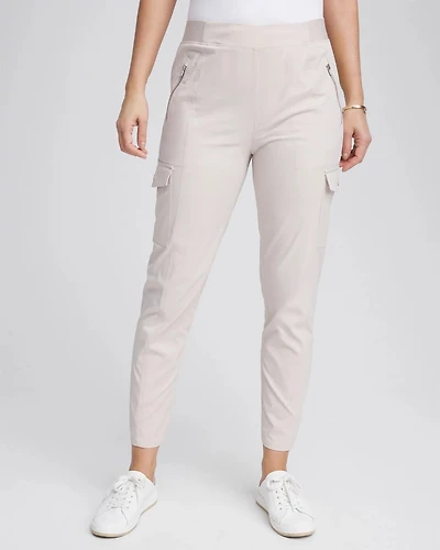 Zenergy® Striped Cargo Ankle Pants