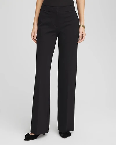 Emme Wide-Leg Trouser Ponte Pants