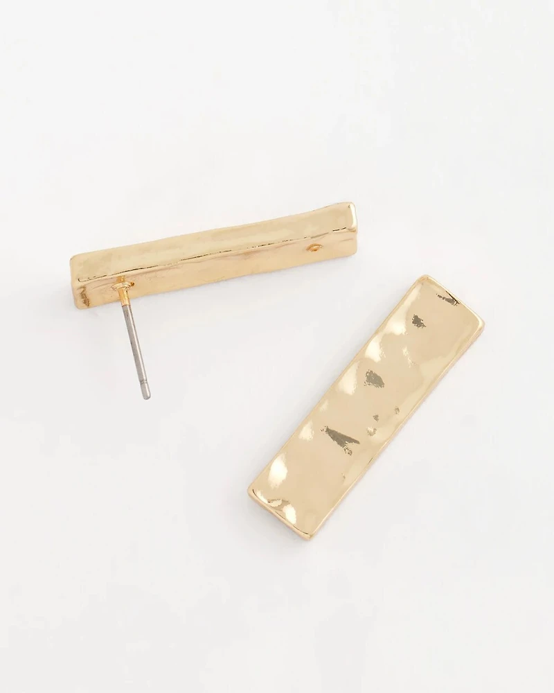Ash Gold Collection Square Drop Earrings