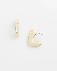 No Droop® Gold Tone Mini Hoops