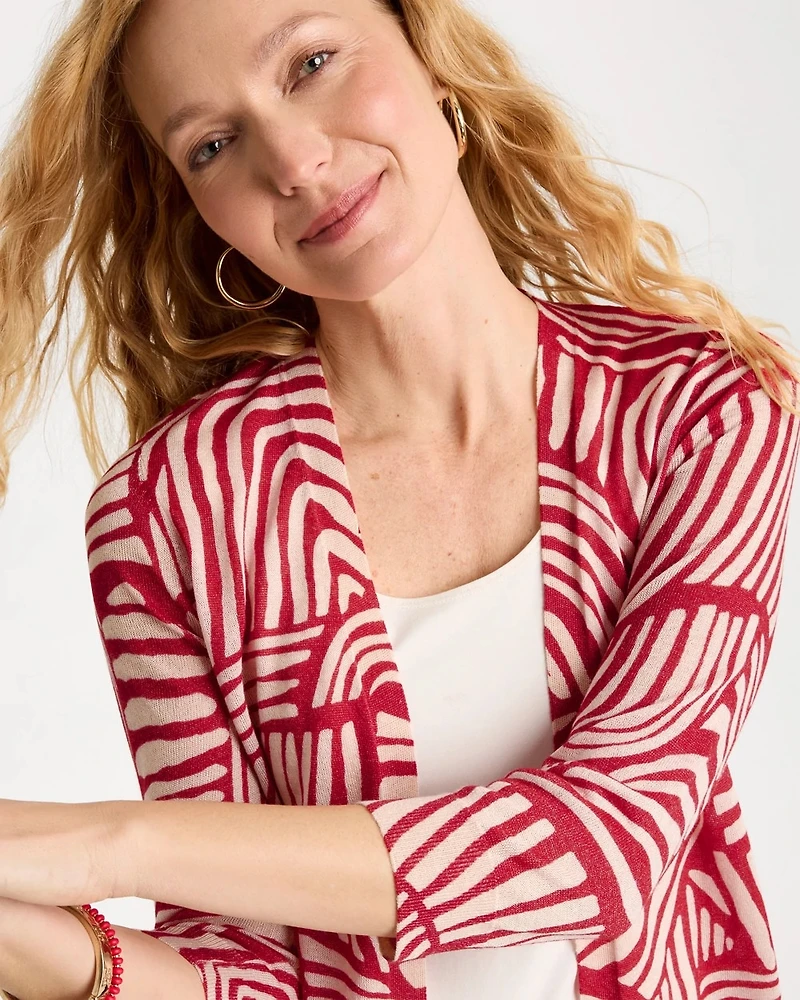 Geo Summer Romance Cardigan