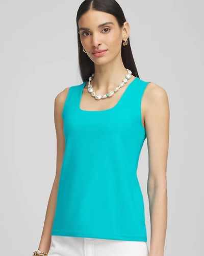 Contour Cotton™ Square Neck Tank