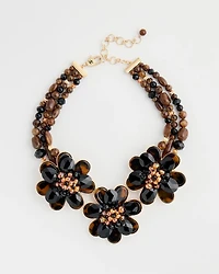 Chico's Originals Flower Bib Necklace