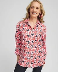 No Iron™ Warm Floral Shirt