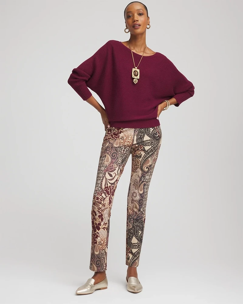 Artisan Patchwork Juliet Slim Ankle Pants