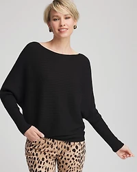 Cashmere-Blend Boatneck Sweater