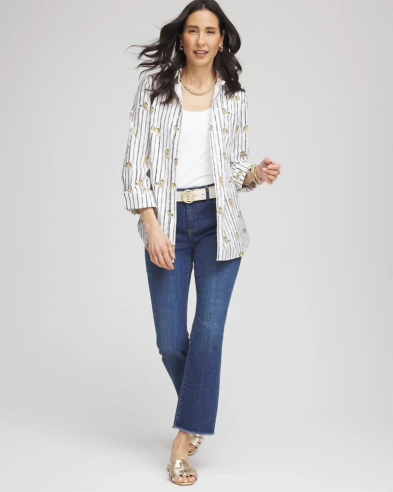 No Iron™ Leopard Graphic Shirt