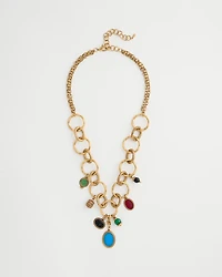 Charm Link Pendant Necklace