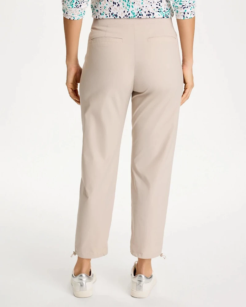 Zenergy® Striped UPF Bungee Crop Pants