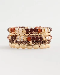 Layering Stretch Bracelet Set of Five