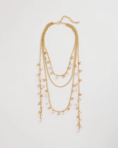 Pink Multi-Layer Necklace