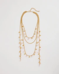 Pink Multi-Layer Necklace