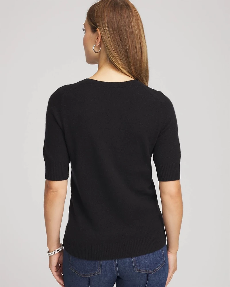 Crewneck Cashmere Pullover Sweater