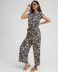 Travelers™ Leaves Belted Jumpsuit