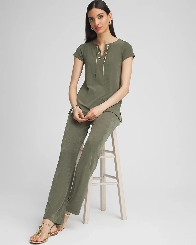 Travelers™ Lace Up Top