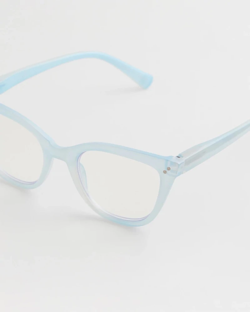 Pearlescent Cat Eye Readers