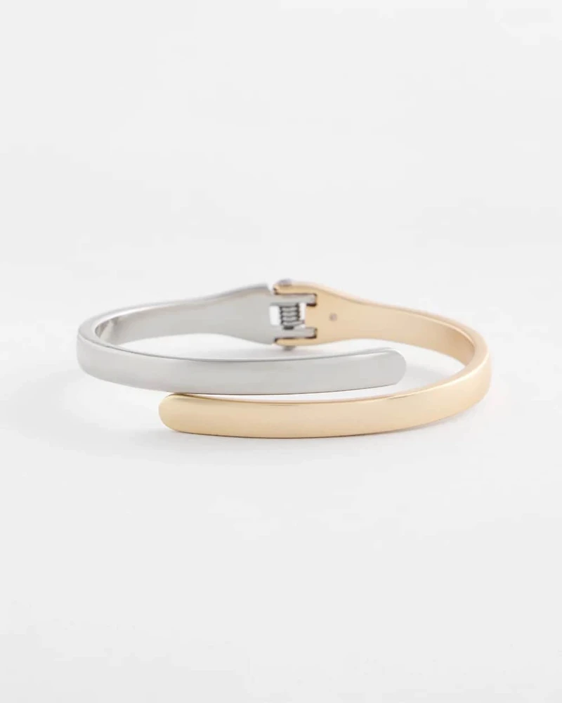Mixed Metal Cuff Bracelet