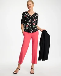 Kyoto Shirred Elbow Sleeve Tee