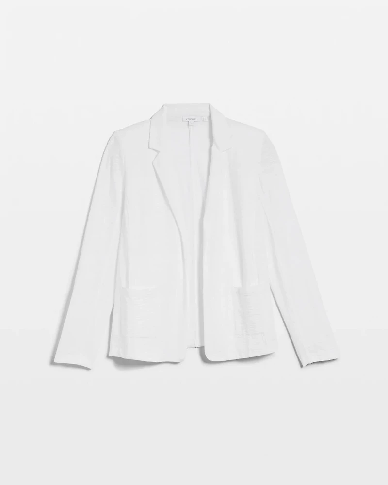 Slub Knit Blazer
