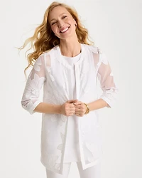 Travelers™ Collection Floral Applique Jacket