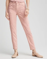 Girlfriend Ankle Utility Jeans
