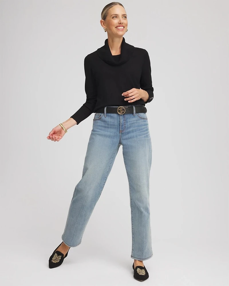 Cowlneck Long-Sleeved Sweater