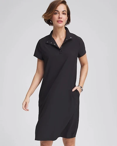 Zenergy® UPF Neema Mockneck Bungee Dress