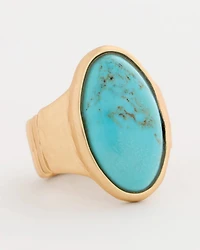 Turquoise Blue Stretch Ring
