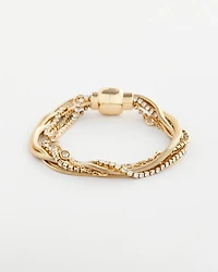 Goldtone Multistrand Bracelet