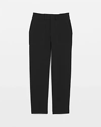 Bi-Stretch Straight Cropped Ankle Pants