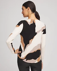 Ella Boatneck Intarsia Pullover Sweater