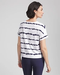 Zenergy® UPF Knit Striped Dolman Top