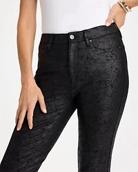 Faux Leather Five Pocket Skinny Pants