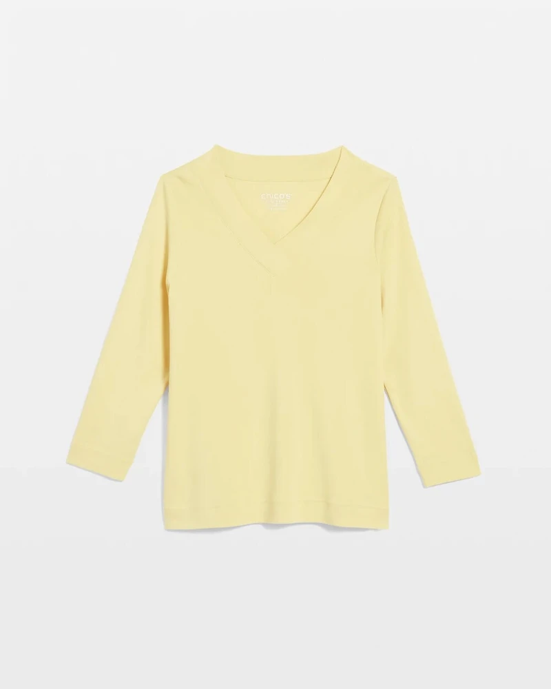 Short Pima 3/4 Sleeve Tee