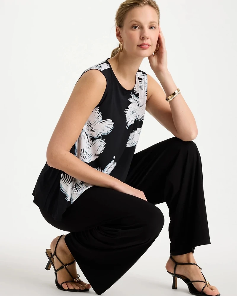 Travelers™ Knit Abstract Floral Swing Tank