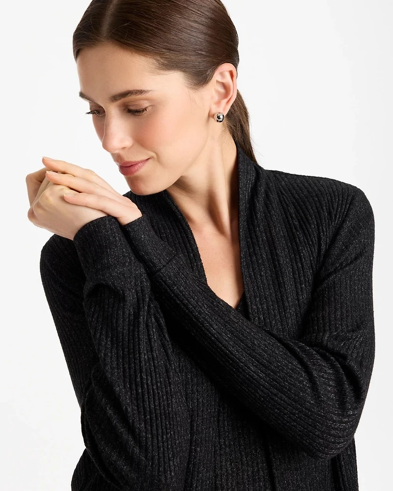 Zenergy® Ribbed Cardigan