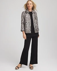 Travelers™ Collection Zebra-Jacquard Jacket