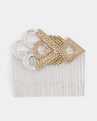 Art Deco Metal Comb