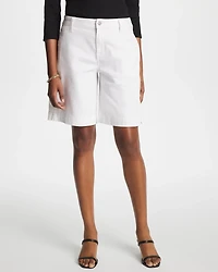 Denim Trouser Shorts