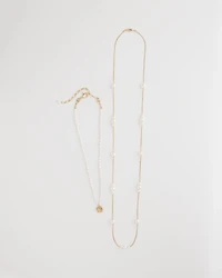 Convertible Faux Pearl Necklace