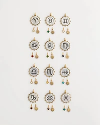 Pisces Zodiac Charm Pendant