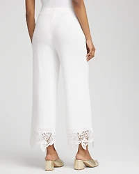 Travelers™ Crochet-Lace Cropped Pants