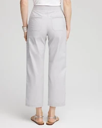 Poplin Cropped Pants