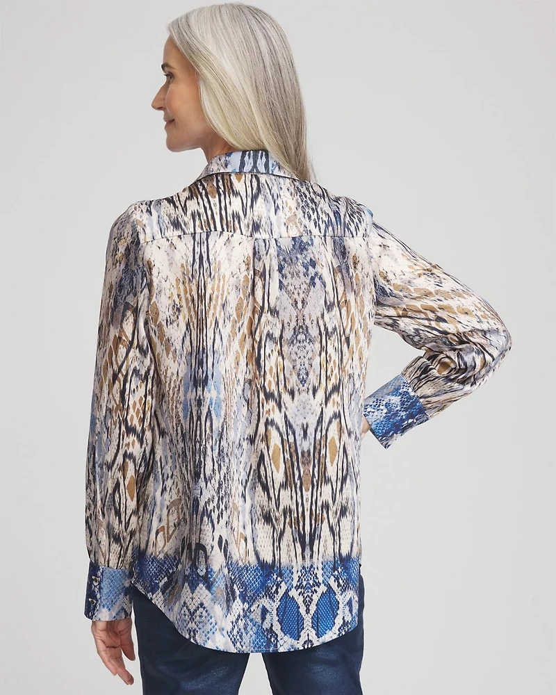 Ombre Snake Print Tunic