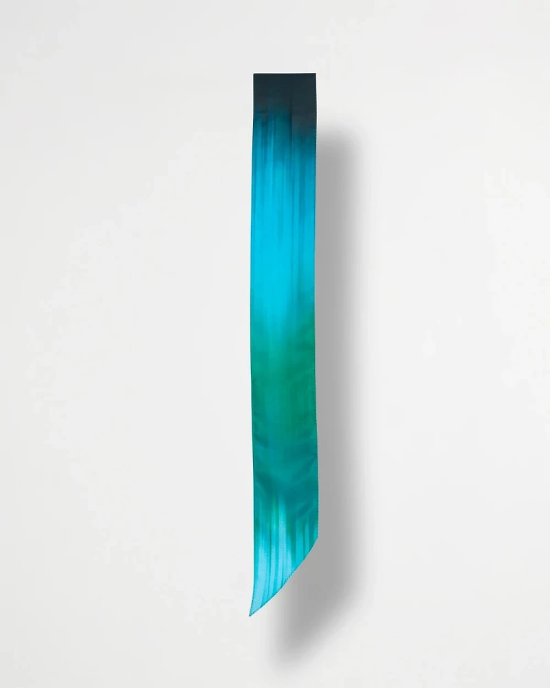 Printed Tie-Dye Skinny Scarf